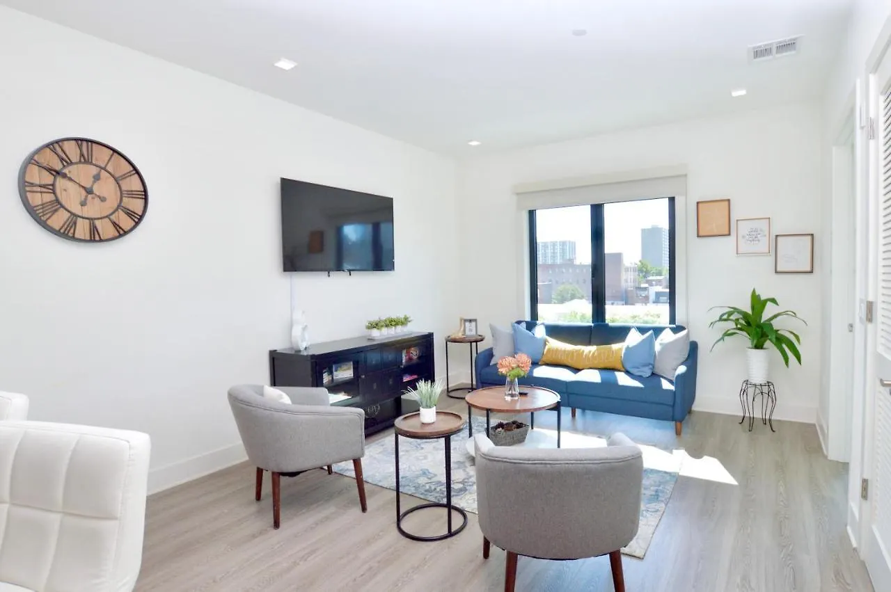 Lux 2Br, Free Parking, Walk To Prudential Center Min To Nyc & More Apartment Newark 0*,  United States